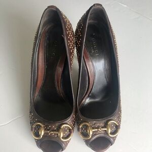 GUCCI, PLATFORM SHOES.